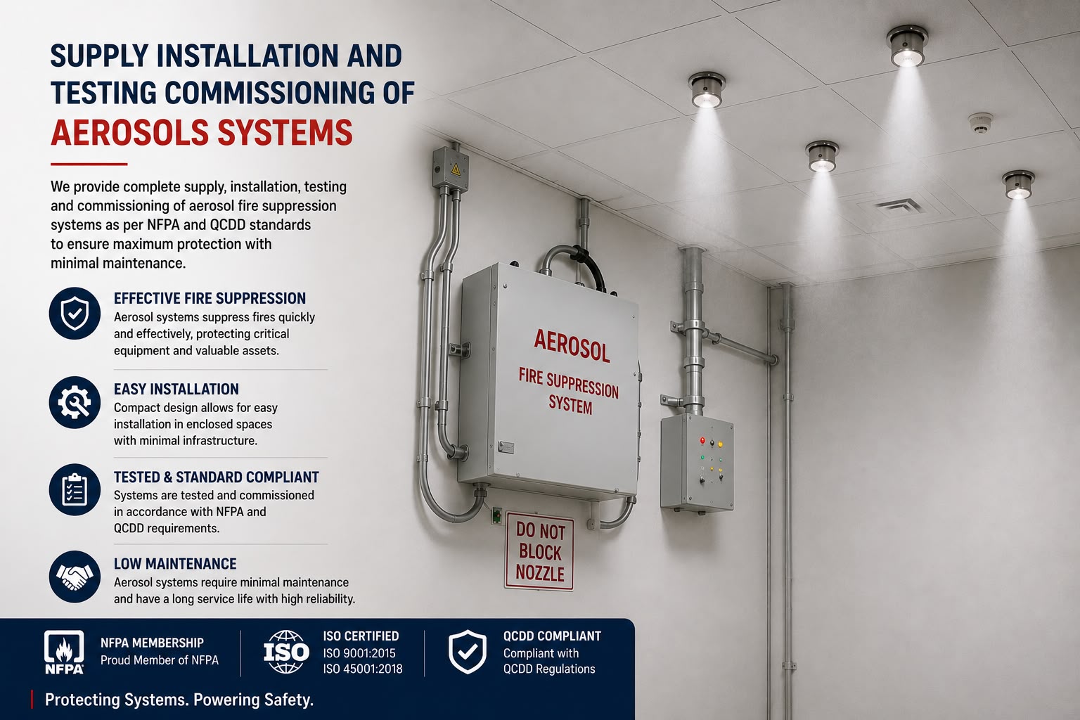 Aerosol Fire Suppression Systems